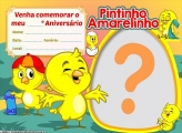 Convite Pintinho Amarelinho