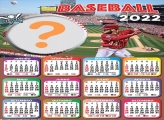 Calendário 2022 Baseball Editar Online Grátis