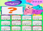 Calendário 2026 BabyTube Colagem de Fotos