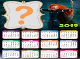 Calendário 2019 Merida Filme Valente