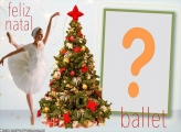 Criar Grátis Colagem Feliz Natal Ballet Online