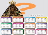 Moldura Calendário 2020 Nossa Senhora Aparecida