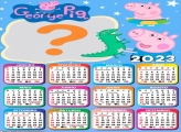 Juntar Foto no Calendário 2023 George Pig