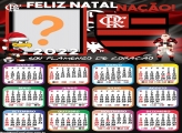 Calendário 2022 Feliz Natal do Flamengo para Colar Foto Grátis