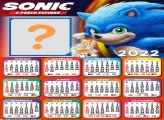 Calendário 2022 Sonic Montagem de Fotos Grátis