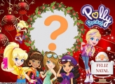 FotoMoldura Feliz Natal Polly Pocket