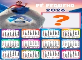 Calendário 2026 PéPequeno Emoldurar Foto Online