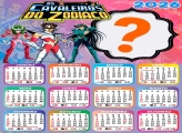 Calendário 2026 Os Cavaleiros do Zodíaco Foto Colagem