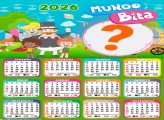 Calendário 2026 Mundo Bita Montagem Grátis