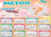 Calendário 2024 Metoo Virtual Online Montagem