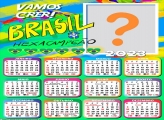 Calendário 2023 Brasil Hexacampeão Copa do Mundo