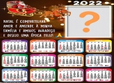 Calendário 2022 Natal Época Feliz Montar Grátis de Foto