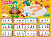 Calendário 2024 Carnaval para Imprimir Grátis