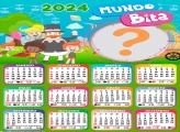 Emoldurar Foto Online Calendário 2024 Mundo Bita