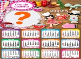 Calendário 2025 Chá de Cozinha Moldura Online
