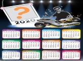 Moldura Fotos com Calendário 2020 DJ