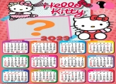 Colagem de Foto Calendário 2023 Hello Kitty