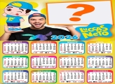 Calendário 2026 Luccas Neto para Crianças Montar Foto Grátis