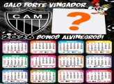 Calendário 2026 Atlético Mineiro Time de Futebol Colagem de Fotos