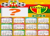 Foto Calendário 2025 Brusque Futebol Clube Moldura