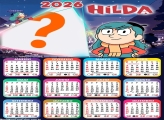 Calendário 2026 Hilda Montagem de Foto