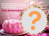 Mensagem Moldura Feliz Aniversário Vovó