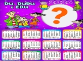 Calendário 2026 Du Dudu e Edu Colar Foto Online