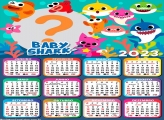 Calendário 2023 Online Personagens Baby Shark