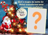 Moldura Fotos com Magia da Noite de Natal