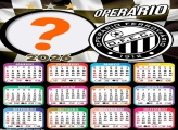 Calendário 2026 Operário Ferroviário Time de Futebol Criar Montagem