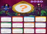 Calendário 2020 Descendentes Moldura