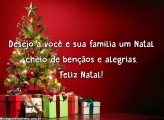 Natal cheio de bençãos e alegrias