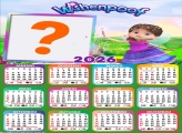Calendário 2026 Wishenpoof Foto Montagem