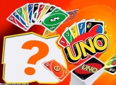 Uno Jogo de Cartas Foto Montagem