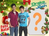 Drake e Josh Feliz Natal Montagem de Foto