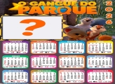 Calendário 2026 O Gangue do Parque Fazer Colagem Grátis
