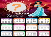 Calendário 2021 Jasmine para Colar Foto