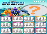 Calendário 2022 Monstros no Trabalho Montagem