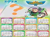 Calendário 2024 Buzz Lightyear Montagem Gratuita