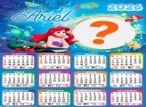 Calendário 2026 Ariel Colagem de Fotos