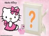 Moldura Fotos com Hello Kitty