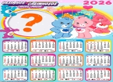 Calendário 2026 Ursinhos Carinhosos Montar Foto Grátis
