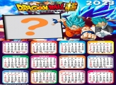 Calendário 2023 Dragon Ball Super Foto Moldura Online