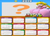 Calendário 2019 Princesa Super Mario