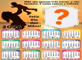 Calendário 2026 Mãe são apenas três letras Juntar Foto Online