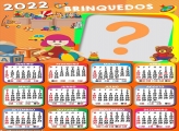 Colagem Grátis Calendário 2022 Brinquedos