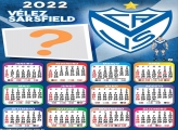Calendário 2022 Vélez Sarsfield Montagem Grátis Time