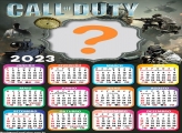 Calendário 2023 Online Foto Moldura Call Of Duty