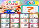 Calendário 2026 Super Jojo para FotoMontagem