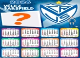 Calendário 2026 Vélez Sarsfield Juntar Foto Online